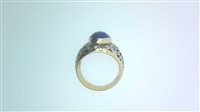 Anello Sommer Gioielli Donna Anello con pietra in Oro Lapislazzulo DIA CT 0.25 LAPIS SOMMER - DIA CT 0.25 LAPIS SOMMER